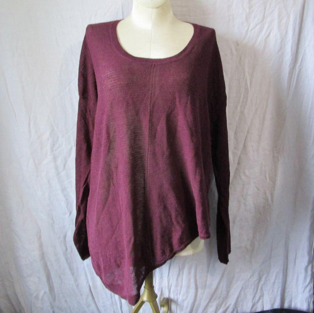 SimplyVera Vera Wang maroon sweater